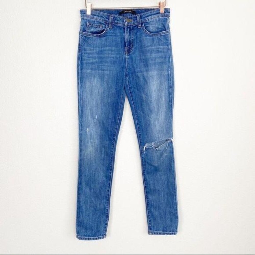 J Brand Allyn Distressed Tomboy Cherish Wash Jeans